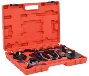 210664 vidaXL 13 pcs Kit universal de purga de travões pressão pneumática