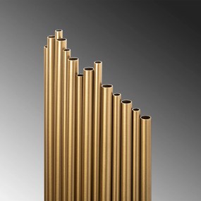 Candeeiro de Parede Kara – Dourado – 18 x 40 x 8 cm