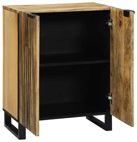Buffet - 60 x 33,5 x 75 cm, feito de madeira de manga maciça.
