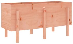 Canteiro elevado de jardim 121x50x57 cm madeira douglas maciça