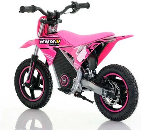 Mini moto elétrica para crianças Minicross electrica 250W 12/12"  Warrior MX-E250 Rosa