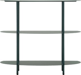 MESA CONSOLA SATURN 90X28XX81 CM Azul petróleo