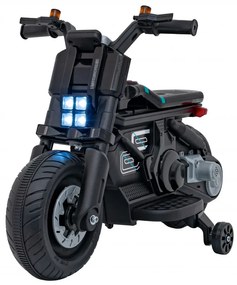Mota elétrica para crianças 6V, Future 88, 3 a 5 anos Preta