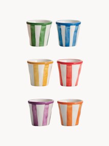 Chávenas de café expresso artesanais Righe, conjunto de 6