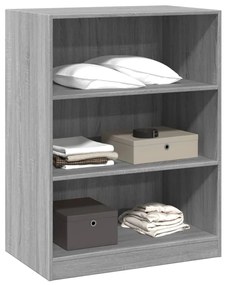 Roupeiro 77x48x102 cm derivados de madeira cinzento sonoma
