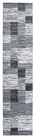 vidaXL Passadeira 80x350 cm polipropileno cinzento