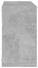 Prateleiras parede forma de cubo 6pcs 26x15x26 cm cinza cimento