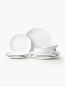 Serviço de jantar em porcelana moderna Delight, 4 pessoas (12 uni.)