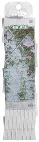 Nature Treliça de jardim 100x200 cm PVC branco 6040703