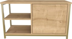 TV Stand Muskegon – Dourado Carvalho – 89,6 cm x 35,3 cm x 50,8 cm