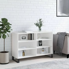 vidaXL Aparador 103,5x35x70 cm derivados de madeira branco