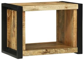 Conjunto de Móveis para Banheiro 4 pcs Madeira de manga maciça