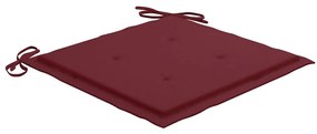 Cadeiras de jantar p/ jardim 8 pcs c/ almofadões acácia maciça