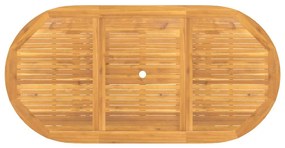 Mesa de jardim extensível 110-160x80x75 cm teca maciça