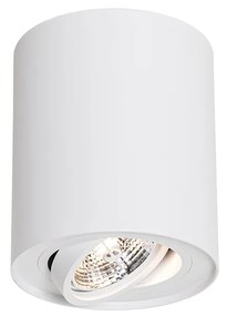 Foco de teto moderno branco rotativo e inclinável AR70 - Rondoo Up Moderno