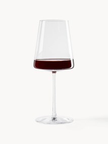 Copos de cristal de vinho tinto em forma de cone Power, conjunto de 6