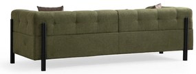 Sofá de 3 Lugares Gio – Verde – 225x93x75 cm