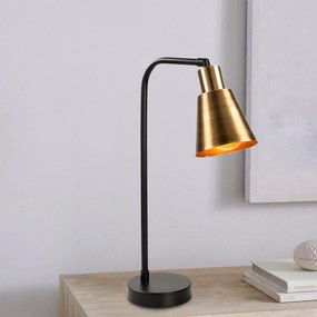 Candeeiro de Mesa Emek – Preto – 28 x 17 cm