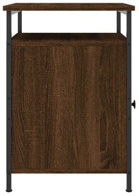 Mesa cabeceira 40x42x60 cm derivados madeira carvalho castanho