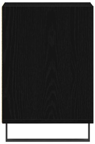 Armário para TV vidaXL Preto Carvalho 100x35x55 cm Madeira Engineered
