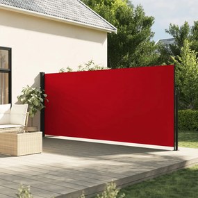 Toldo lateral retrátil 180x600 cm vermelho