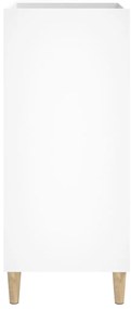 Armário para discos 84,5x38x89 cm derivados de madeira branco