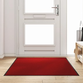 Capacho Retangular VidaXL Vermelho 120x180 cm