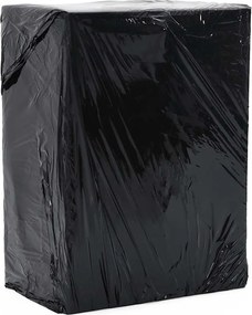 vidaXL Película extensível 6 unid preto 30 μm 50 cm x 150 m