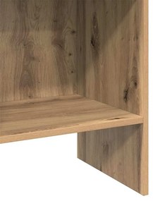 Gabinete de Livros carvalho artisiano 40 x 35 x 180 cm