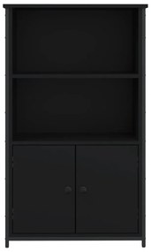 Aparador alto 62x32x103,5 cm derivados de madeira preto