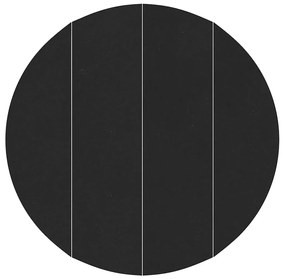 Capa de Piscina Redonda Preta Plástico Ø 458 cm Capa de Piscina