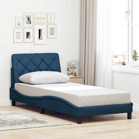 vidaXL Estrutura de cama sem colchão 80x200 cm azul