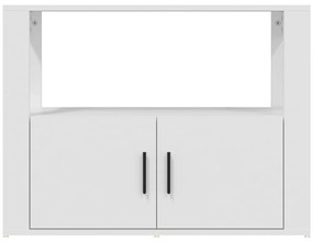Aparador 80x30x60 cm derivados de madeira branco