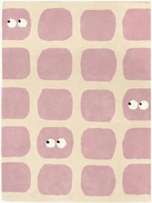 Tapete infantil tufado à mão Bidules Pink, vários tamanhos