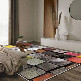 Tapete Wookece245 – Multicolor – 50x80 cm | Tribo Home