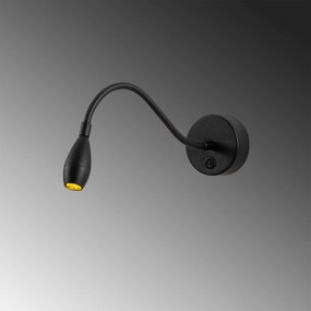 Candeeiro de Parede Reading – Preto – 8 x 38 cm