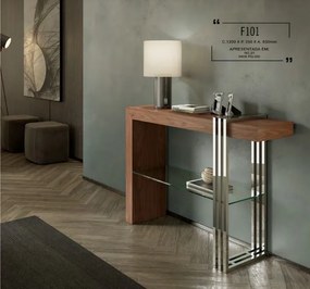 Consola F101 - Madeira / Folha de Madeira