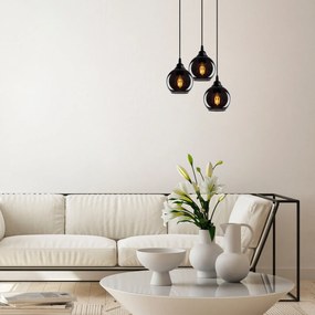 Chandelier Smoked – Fume – 40 x 40 cm