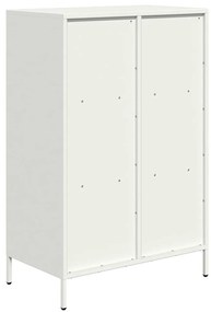 Móvel alto 68x39x103,5 cm aço branco