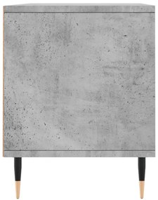 Móvel p/ TV 100x34,5x44,5cm derivados de madeira cinza cimento