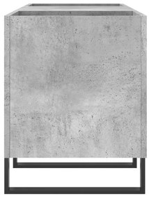 Armário p/ discos 121x38x48 cm derivados madeira cinza-cimento