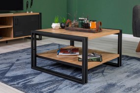 Conjunto de Mobiliário de Sala Cosmo – Pinho Atlântico e Preto – Tv Un
