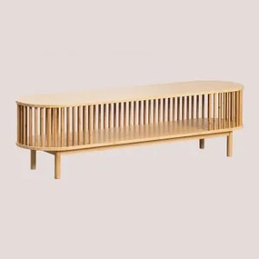 Móvel Tv 150x40 Cm Em Bambu Connery Bambu - Sklum