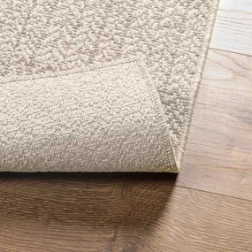 Tapete ZIZUR creme 120x170cm aspeto de juta interior e exterior