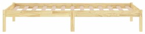 Estrutura de cama solteiro 90x190 cm madeira maciça
