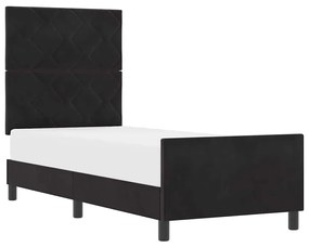 Cama vidaXL Preta 80x200 cm de Veludo