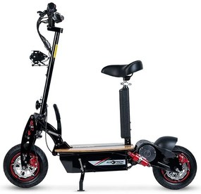 Trotinete Eléctrica 2000W com Assento Sparrow Velocidade até 40km/h, Autonomia até 30-40km Preta