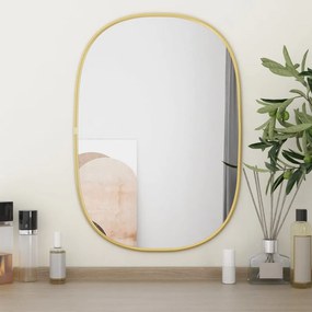 Espelho de parede 50x35 cm dourado