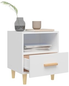 Mesas de cabeceira 2 pcs 40x35x47 cm branco