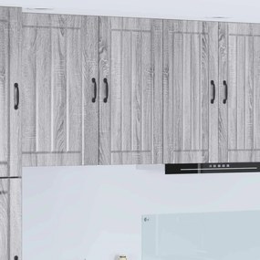 vidaXL Armário de Cozinha Cinza Sonoma 40 x 31 x 80 cm